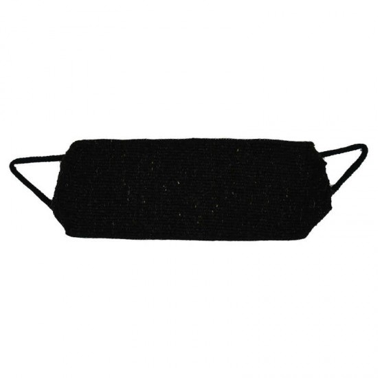 Doğal Keçi Kılı İpli Sırt ve Vücut Kesesi Siyah 52x18