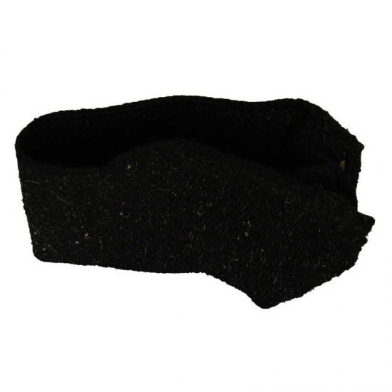 Doğal Keçi Kılı İpli Sırt ve Vücut Kesesi Siyah 52x18