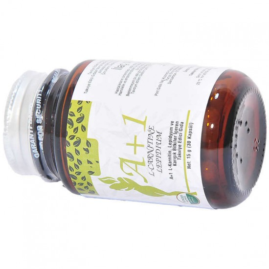 A1 L-Carnitine Lepidium Bitkisel 30 Kapsül