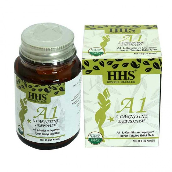 A1 L-Carnitine Lepidium Bitkisel 30 Kapsül