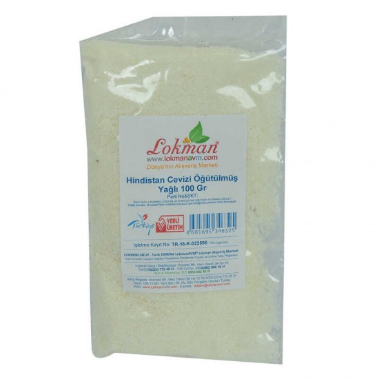 Hindistan Cevizi Öğütülmüş Yağlı 100 Gr Paket