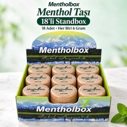 Menthol Taşı 6 Gram X 18 Adetli Standbox - Spa ve Masaj Mentolü