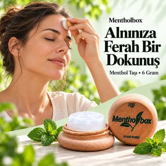Menthol Taşı 6 Gram X 3 Adet - Spa ve Masaj Mentolü