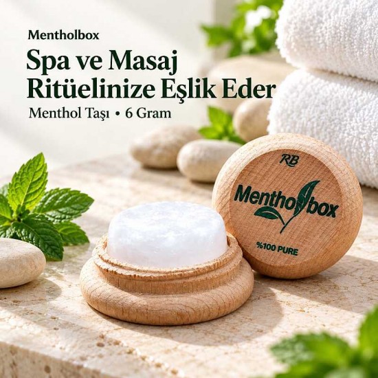 Menthol Taşı 6 Gram X 5 Adet - Spa ve Masaj Mentolü