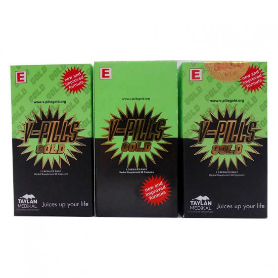 VPills Gold Bitkisel 60 Kapsül 3Kutu
