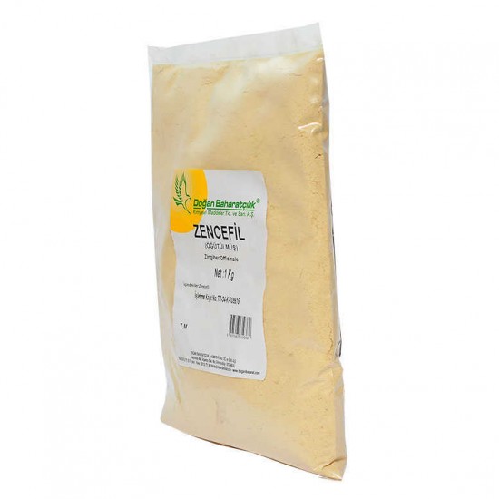 Zencefil Kökü Öğütülmüş Doğal 1000 Gr Paket